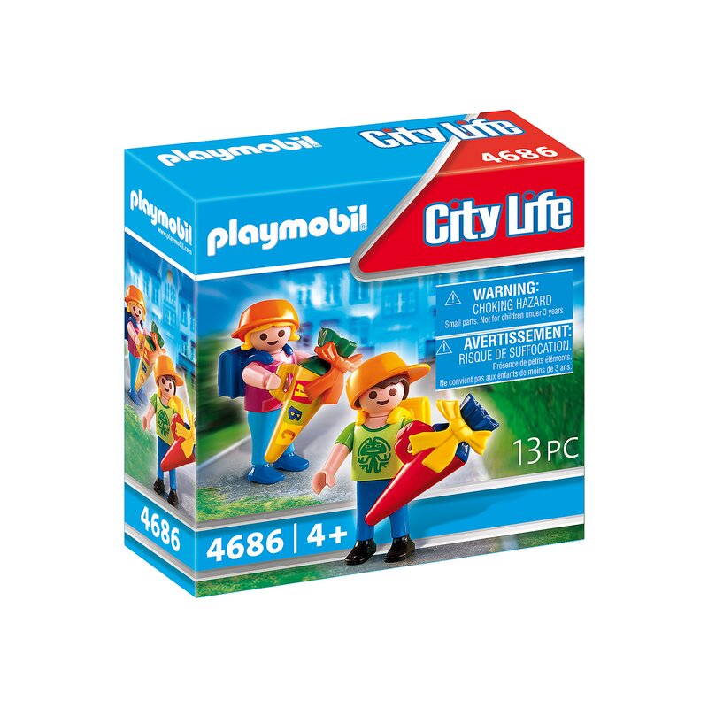 Playmobil - prima zi de scoala a copiilor