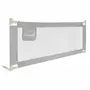 Protectie laterala pat, Primabobo,Classic XXL, 160 cm, Inaltime reglabila 68-98 cm, Cu plasa respirabila, Prevazuta cu un buzunar, Gri - 3