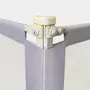 Protectie laterala pat, Primabobo,Classic XXL, 160 cm, Inaltime reglabila 68-98 cm, Cu plasa respirabila, Prevazuta cu un buzunar, Gri - 5
