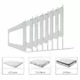 Protectie laterala pat, Primabobo,Classic XXL, 160 cm, Inaltime reglabila 68-98 cm, Cu plasa respirabila, Prevazuta cu un buzunar, Gri - 10