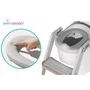 Reductor cu scarita, Primabobo, Pentru toaleta, Potrivit pentru toaletele rotunde, Scaun din spuma, Inaltime intre 44-48.5 cm, Rezistent, Alb/Auriu - 5