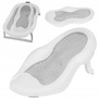 Sezlong de baie, Primabobo, Potrivit pentru cazile standard si pliabile, Cu forma ergonomica, Cu picioare antiderapante, 56 x 30 x 23 cm, 0-12 luni, Gri - 7