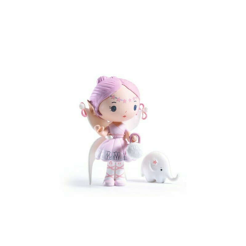 Djeco - Set figurine Printesa Elfe si Bolero, Roz