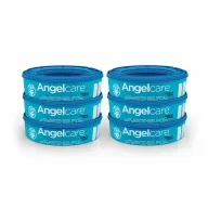 Rezerva pentru cos ermetic scutece murdare, Angelcare, Set 6 buc., Tehnologie OdourSeal, Utilizare indelungata de peste 5 luni, 7 straturi, Antibacterian
