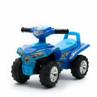 Atv copii, Baby Mix, Pana la 27 kg, Cu sunete si lumini, Cu sezut confortabil, Cu suport jucarii sub scaun, Cu roti rezistente, 12-36 luni, Blue