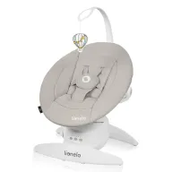 Balansoar, Lionelo, Iris, 2 in 1, Rotire 360 grade, Electric, Cu 3 moduri de leganare, Cu 5 trepte de viteza, Cu 3 pozitii de inclinare, 12 melodii, Silentios, Pana la 9 kg, Bej