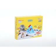 Bildits Intermediate, Set educativ de constructie de case din caramizi si ciment pentru copii, 215+ piese