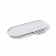 Cantar electronic pentru bebelusi, BabyOno, Capacitate 30 kg, Precizie, Display digital mare, Ergonomic, Usor de utilizat, 70x32 cm, 0 luni+, Alb