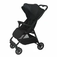Carucior sport, FreeON, Velo, 5.3 Kg, De la nastere pana la 22 kg, Cu copertina mare, Black