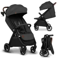 Carucior sport, Lionelo, Ingrid, Capotina impermeabila cu filtru UPF50+, Pana la 22 Kg, Spatar reglabil in 3 pozitii, Include suport pahar si plasa de tantari, Sistem pentru pliere automata, 6 luni+, Gri