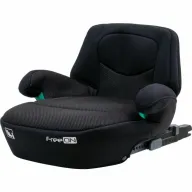 Inaltator auto, FreeOn, Cosmo Plus I-Size, Cu isofix, Cu spatar inaltat si cotiere, 125 si 150 cm, Conform cu standardul european de securitate ECE R129, Black