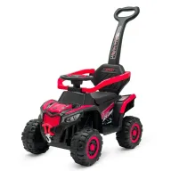 Masinuta electrica, Baby Mix, Ruggy, Cu maner de impins, Red