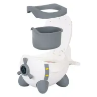 Black Friday - Reduceri Olita copii, FreeON, In forma de avion, Potty Plane, 32 cm x 28 cm x 41 cm, White/Grey Promotie