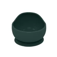 Bol, Petite&Mars, Take&Match, Din silicon, Cu ventuza, Fara BPA, 6 luni+, 350 ml, Verde Inchis