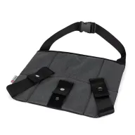 Deviator centura siguranta, Petite&Mars, Beltley, Pentru gravide,  Grey