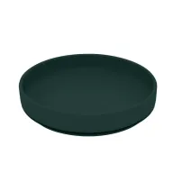Farfurie, Petite&Mars, Take&Match, Din silicon, Cu ventuza, Fara BPA, 6 luni+, 400 ml, Verde Inchis