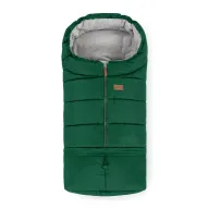 Black Friday - Reduceri Sac de iarna, Petite&Mars, Jibot, Pentru carucior, landou sau scaun auto, 100x48 cm, Impermeabil, Cu elemente reflectorizante, Extensibil, 3 in 1, Green Promotie