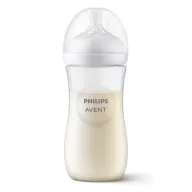 Biberon, Philips Avent, Natural Response, 6 luni+, debit 4 (rapid), 330 ml, Fara BPA, Anticolici, Alb