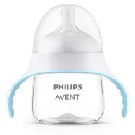 Canuta cu tetina, Philips Avent,  Natural Response, 6 luni+, 150 ml, Fara BPA, Anticolici, Alb