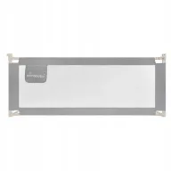 Protectie laterala pat, Primabobo,Classic, 140 cm, Inaltime reglabila 73-92 cm, Cu plasa respirabila, Prevazuta cu un buzunar, Gri