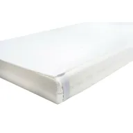 Protectie saltea, Bubaba, Impermeabila, Pentru patut de dimensiunea 120x60 cm, Din poliuretan, Spalare la 95 grade, 0 luni+, White