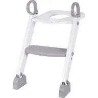 Black Friday - Reduceri Reductor pentru toaleta, FreeON, Cu scarita, White & Grey Promotie