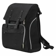 Black Friday - Reduceri Rucsac pentru mamici, FreeON, Black Edition, Cu salteluta de schimbat scutece, Spatios, Cu buzunare laterale, Negru Promotie