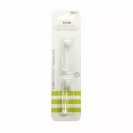 Set capete de schimb, BBluv, Pentru periuta electrica, Sonik, 0-18 luni, 2 bucati, Transparent