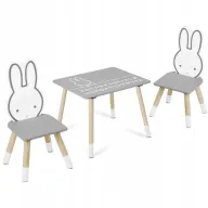 Set de masa cu doua scaune pentru copii Ricokids RC-847