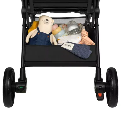 Carucior sport, Lionelo, Cloe, Cu accesorii, Cadru din aluminiu, Pana la 22 kg, Usor, Pliere compacta pentru avion, cu o singura mana, Ideal pentru toate tipurile de suprafete, 6 luni+, Maro
