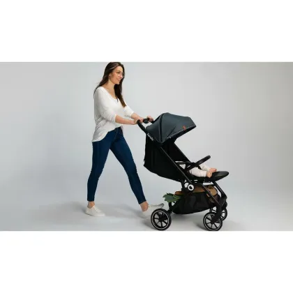 Carucior sport, Lionelo, Cloe, Cu accesorii, Cadru din aluminiu, Pana la 22 kg, Usor, Pliere compacta pentru avion, cu o singura mana, Ideal pentru toate tipurile de suprafete, 6 luni+, Maro