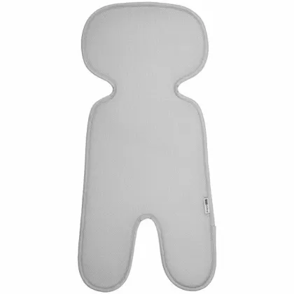 Insert antitranspiratie pentru scaun auto, FreeON, Din plasa respirabila 3D, Universal, Grey