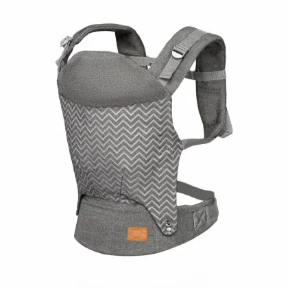 Marsupiu bebe, Lionelo, Margareet, Cu 3 pozitii de transport, Cu gluga, Pana la 20 Kg, Aprobat de Institutul International de Displazie de Sold, Conform cu standardul european de securitate CEN TR 16512, Wave