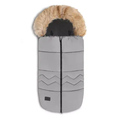 Sac de iarna, Lionelo, Frode, Pentru carucior, 90x45 cm, Impermeabil, Universal, Gri
