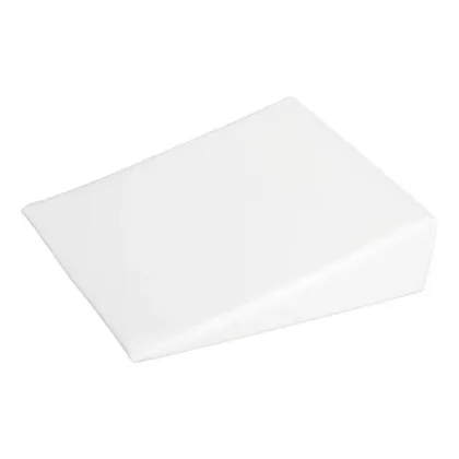 Perna inclinata, Bubaba, Antireflux, Cu husa din bumbac, 30 x 37 x 1,5-10 cm, Alba