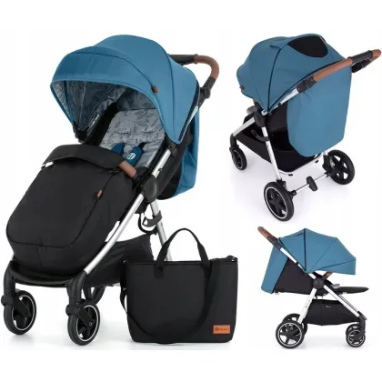 Carucior sport, Petite&Mars, Royal, Include husa pentru scaun, husa pentru picioare, geanta pentru scutece si capotina extensibila, Cu fereastra, Impermeabila, Cu SPF 50, Aluminiu, 0-22 kg, 111 x 57 x
