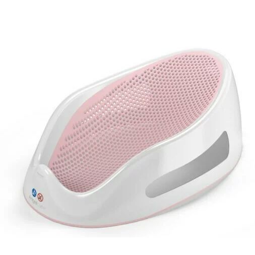 Suport pentru baie ergonomic, Angelcare, Moale la atingere, De la nastere, Roz Deschis