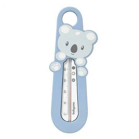 Termometru plutitior de baie, BabyOno, Koala, Fara mercur, 23x10 cm, Albastru
