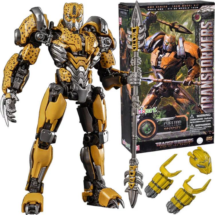 Figurina copii, Hasbro, Transformers, Va permite sa asamblati in detaliu, PVC, ABS si PA66, Inaltime 18 cm, 8 ani+, Decepticons Cheetor