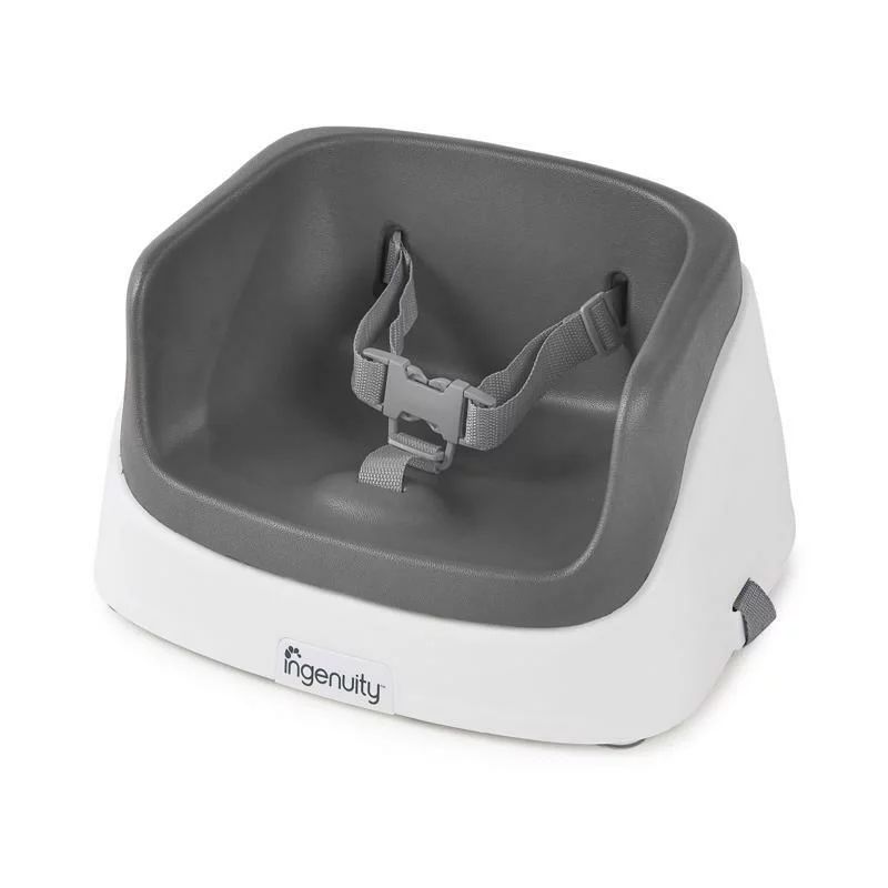 Inaltator scaun masa, Ingenuity, SmartClean, Cu centura in 3 puncte, 6 luni+, Gri