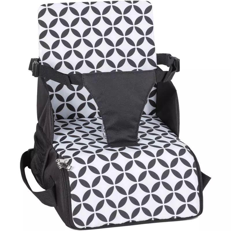 Inaltator scaun masa, FreeON, Fold and Go, Portabil 2 in 1, Conform cu standardele europene EN16120, EN71-3:2021, Black and White