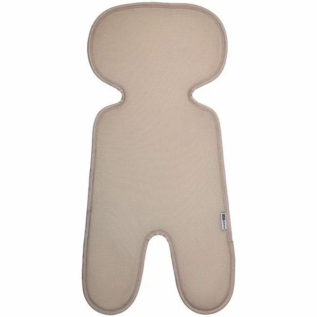 Insert antitranspiratie pentru scaun auto, FreeON, Din plasa respirabila 3D, Universal, Beige