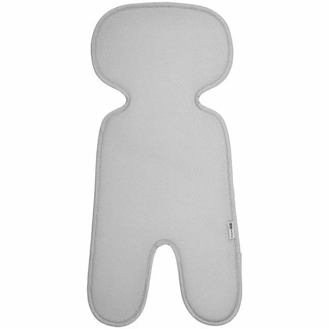 Insert antitranspiratie pentru scaun auto, FreeON, Din plasa respirabila 3D, Universal, Grey