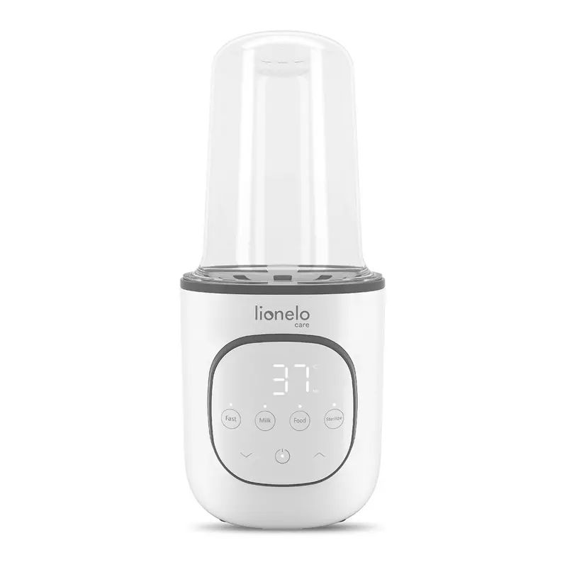 Incalzitor biberoane, Lionelo, ThermUp 2.0, 5 in 1, Sterilizare, Dezghetare, Incalzire rapida, 200 W, Fara BPA, Alb