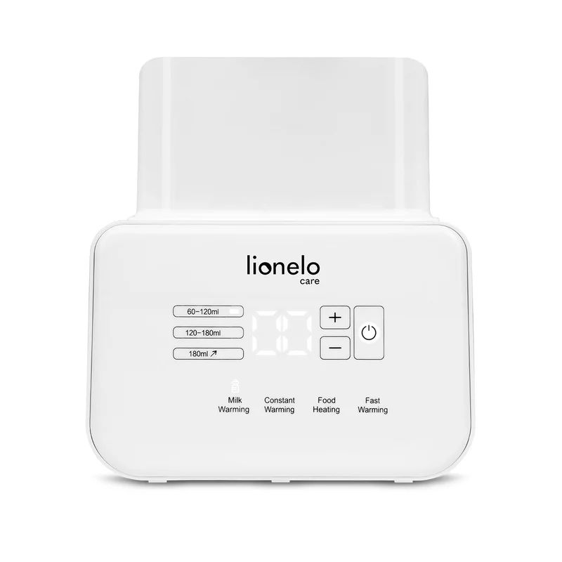 Incalzitor biberoane, Lionelo, ThermUp Double, 2 biberoane, 3 - 5 min, Temperatura constanta pana la 24 h, Sterilizare, Dezghetare, Fara BPA, Alb