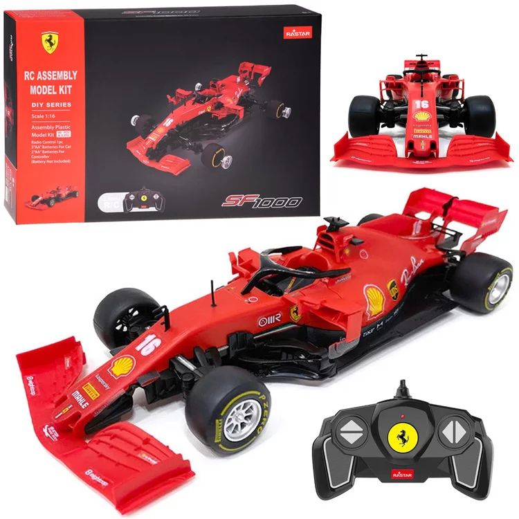 Masinuta Rastar, RC Assembly Ferrari SF1000, 1:16, 8 ani+