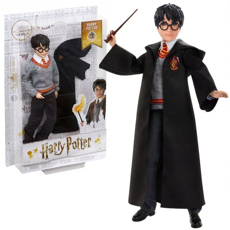 Papusa Harry Potter in roba Gryffindor, 25 cm, 6 ani +