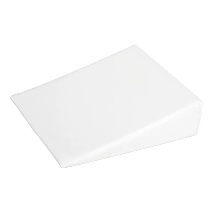 Perna inclinata, Bubaba, Antireflux, Cu husa din bumbac, 60 x 37 x 1,5-10 cm, Alba