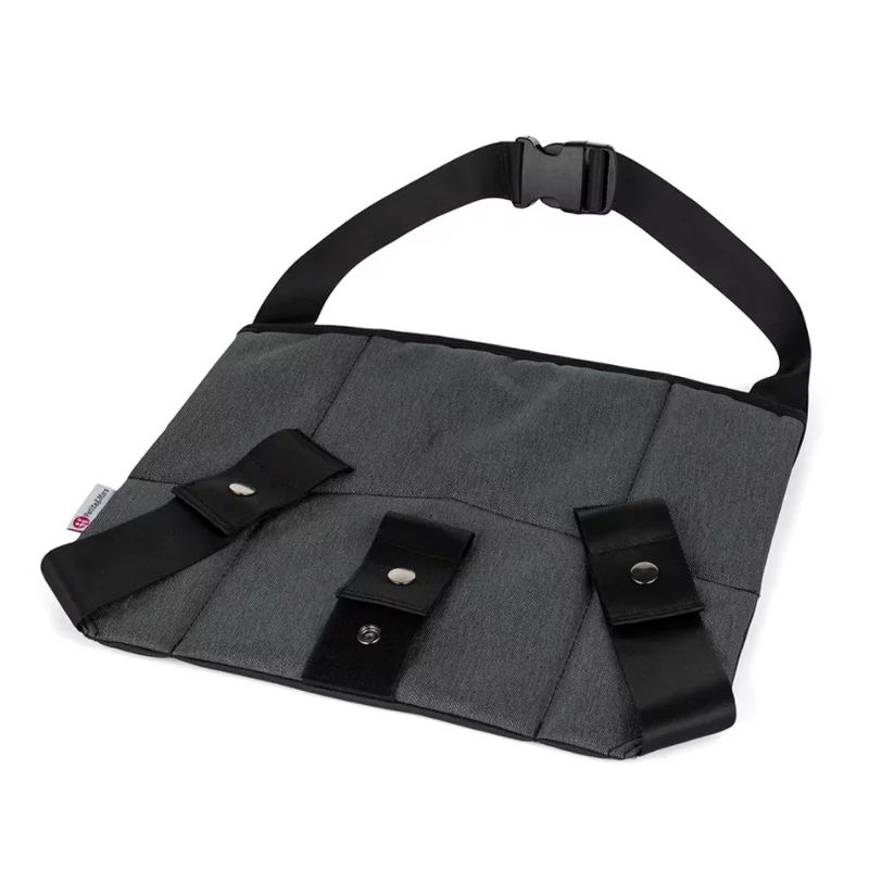 Deviator centura siguranta, Petite&Mars, Beltley, Pentru gravide, Grey