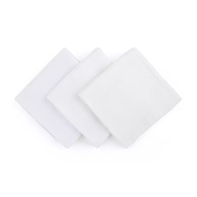 Set 3 scutece, Petite&Mars, Moussy Total White, Din muselina de bambus, Hipoalergenice, 68 x 68 cm, Certificate Oeko Tex Standard 100, Alb
